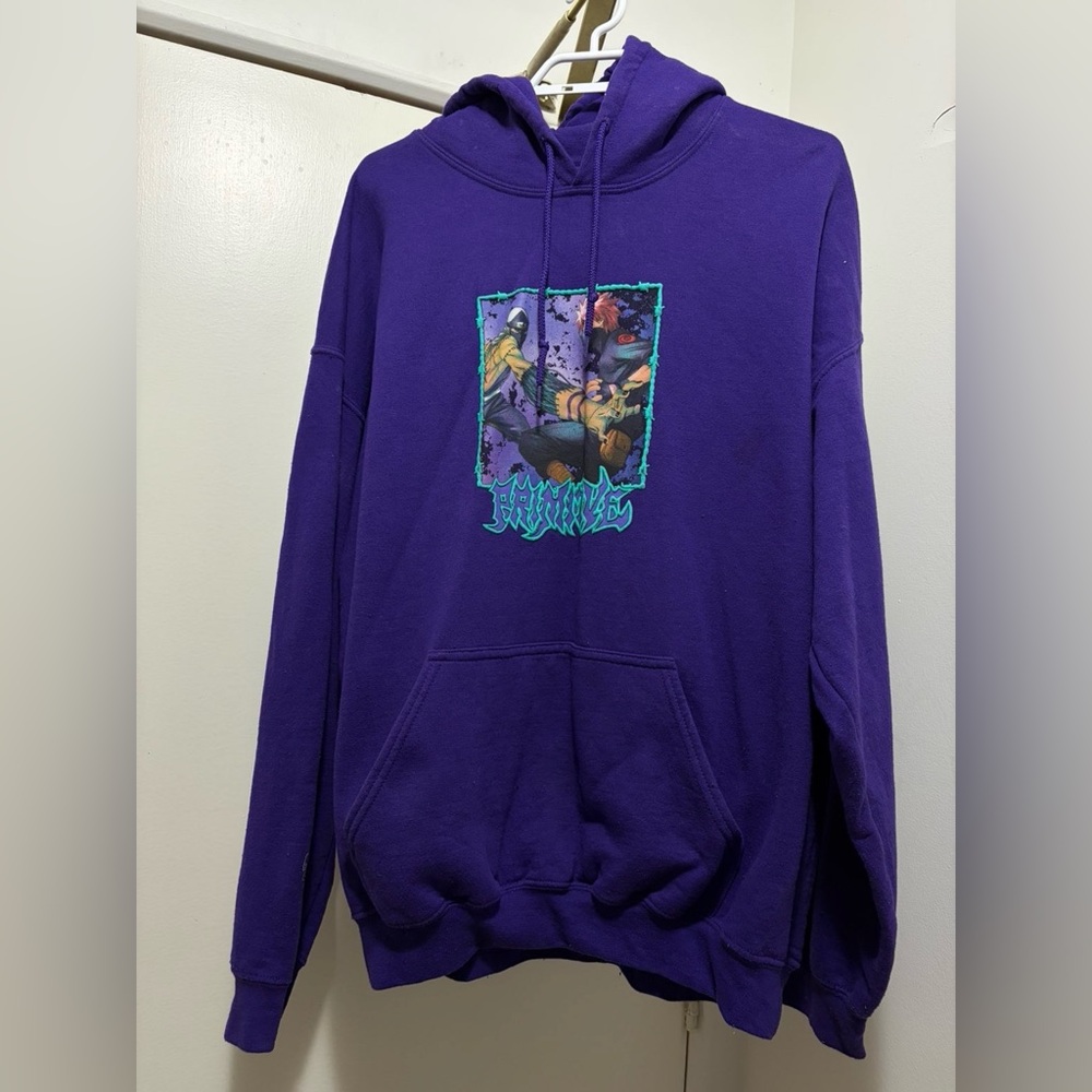 Purple Graphic Primitive Hoodie